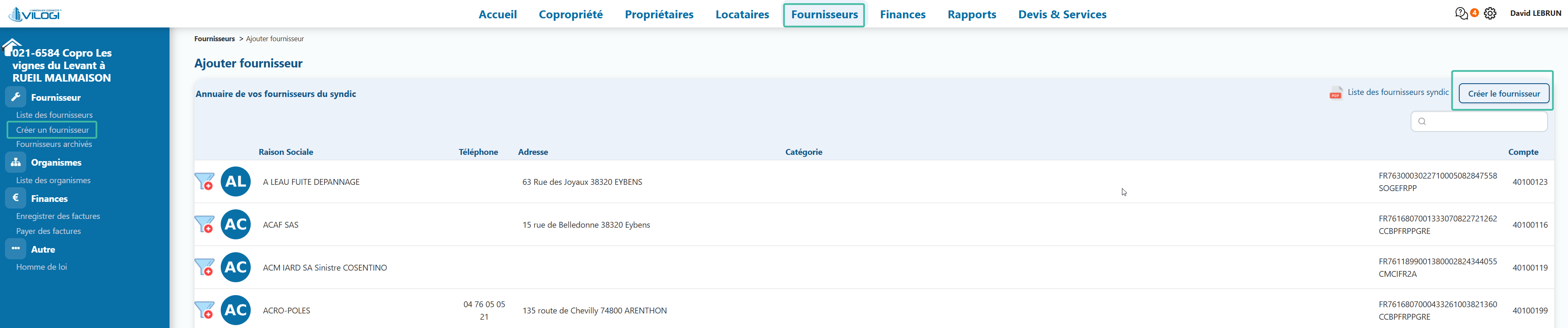 Un nouveau fournisseur intervient dans une de vos copropriétés ? Tutoriel logiciel immobilier pour syndics et administrateurs de biens